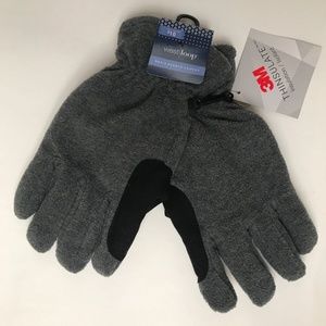 NWT Men's Fleece Gloves with 3M Thinsulate
